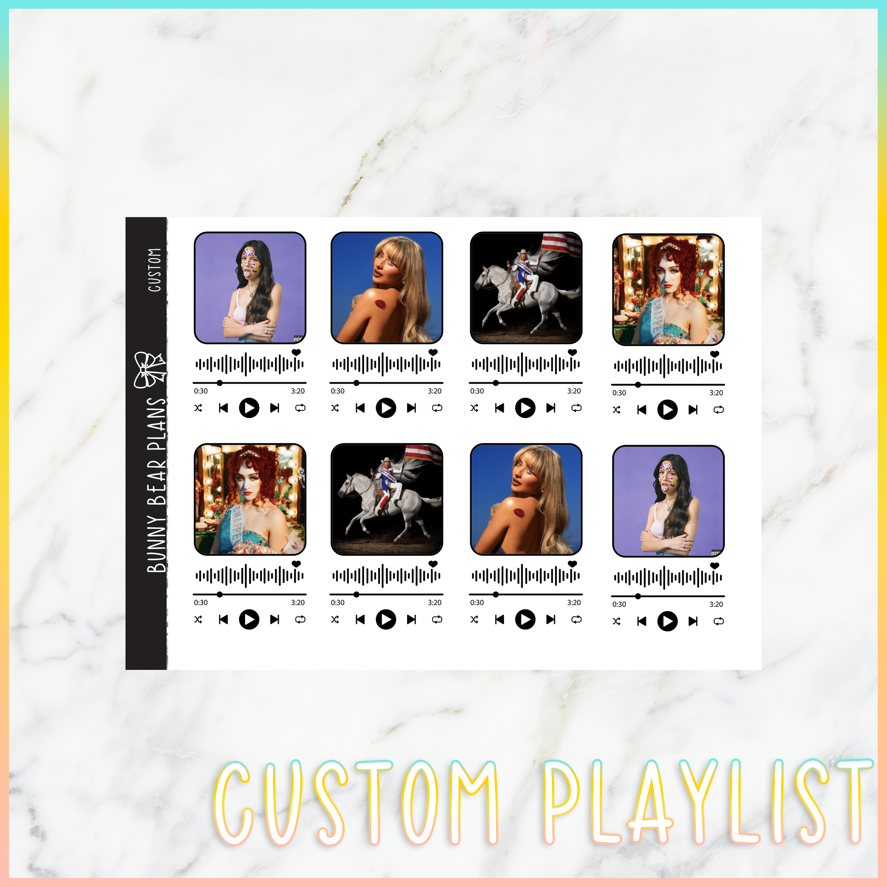 Custom Playlist - Bullet Journal