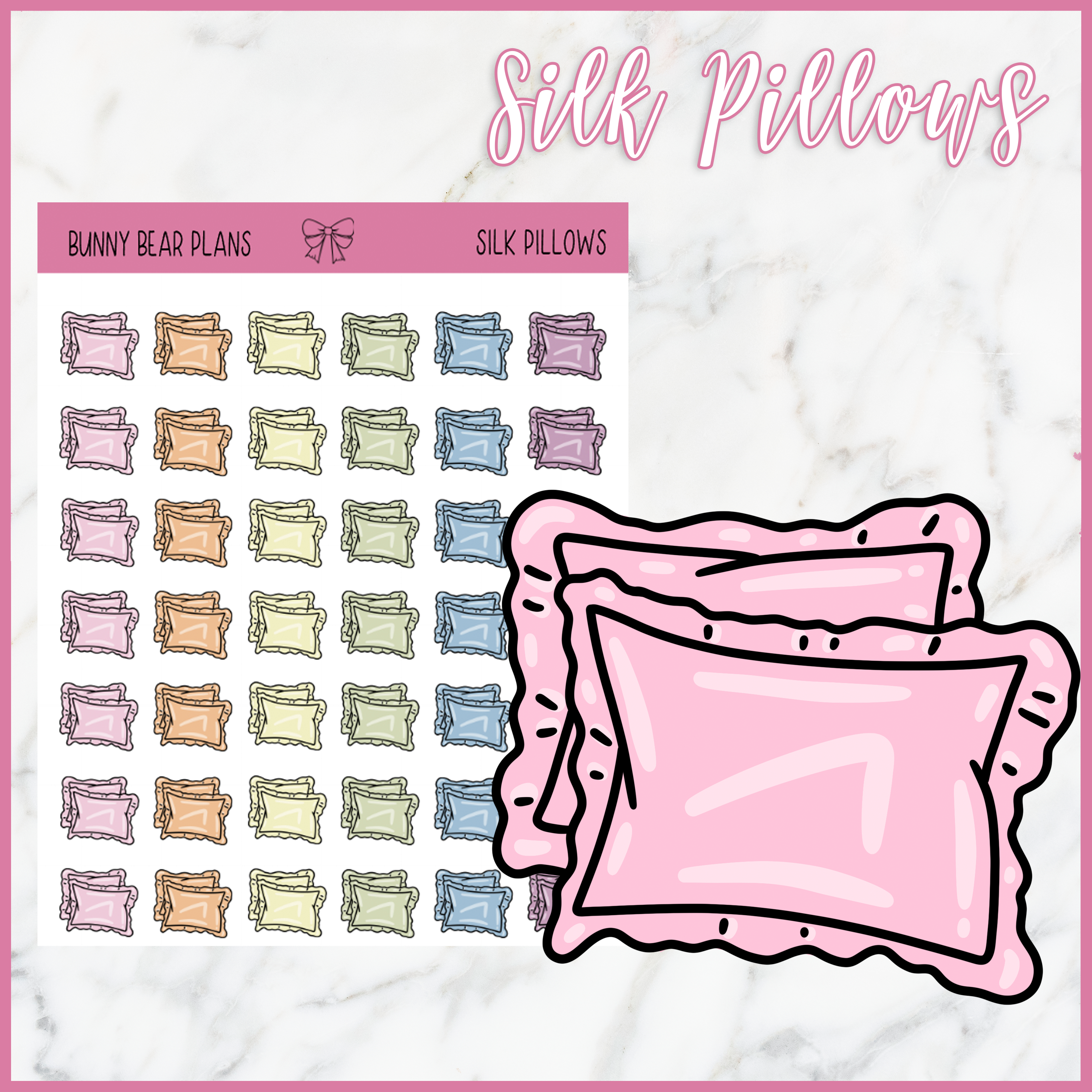 Silk Pillows Doodle