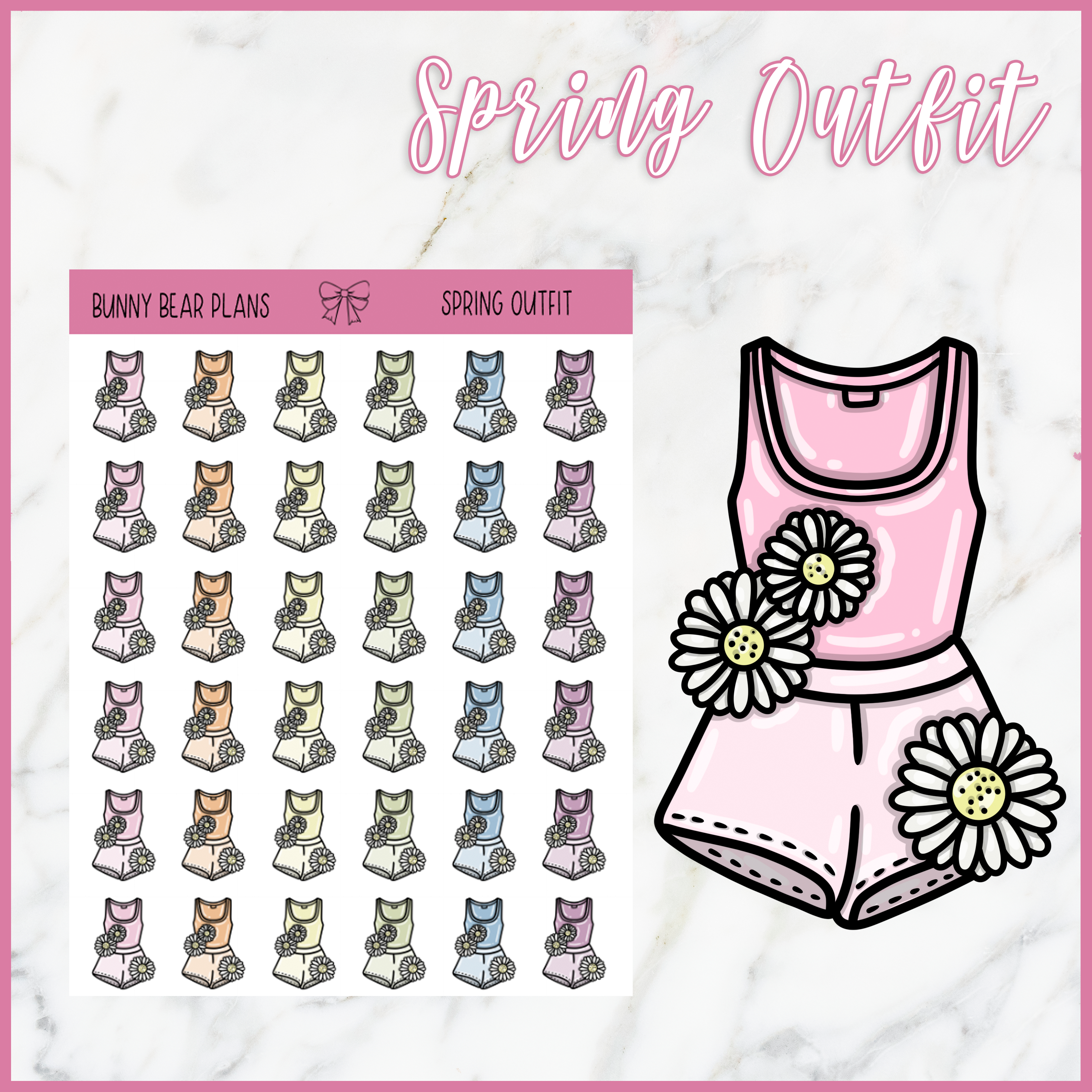 Spring Outfit Doodle