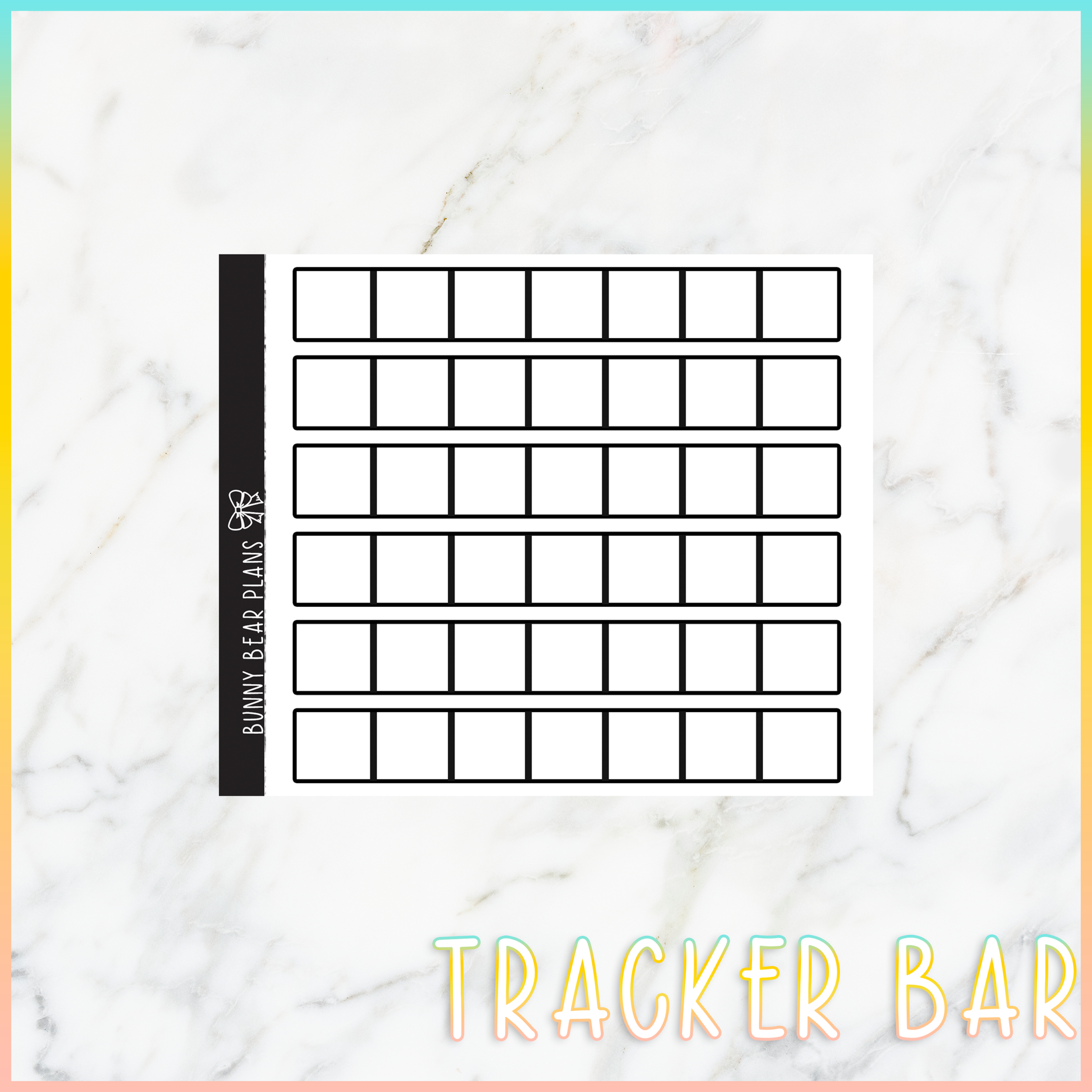 Tracker Bar - Bullet Journal