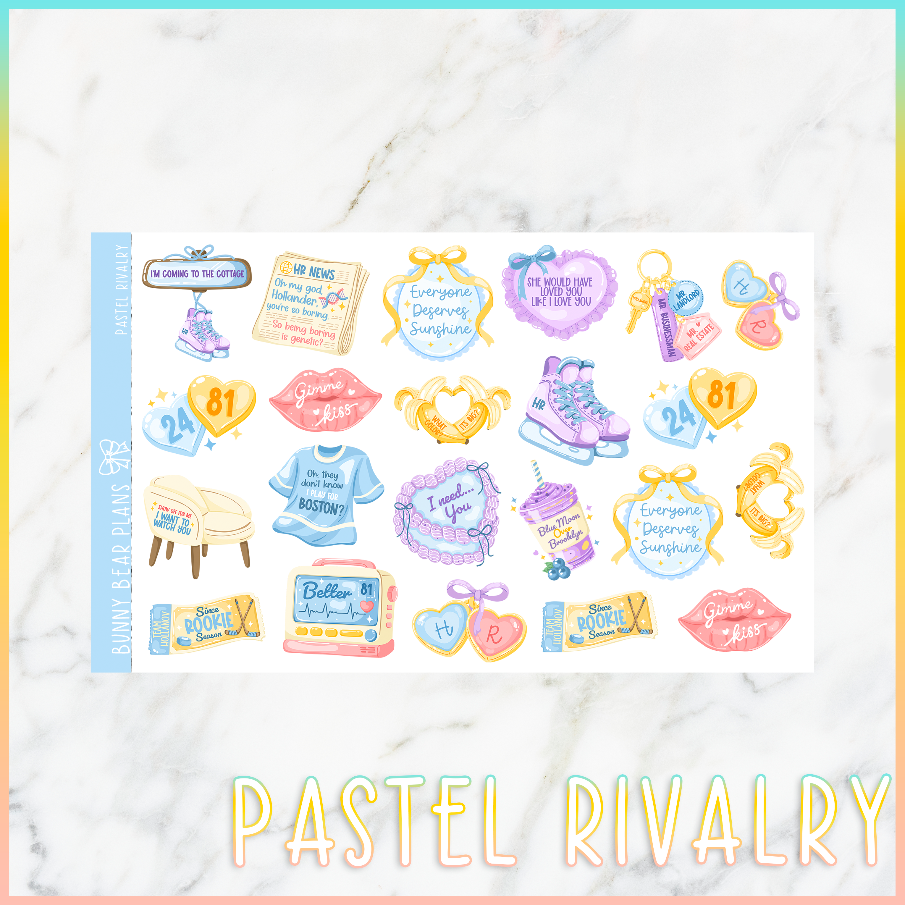 Pastel Rivalry Deco Kit