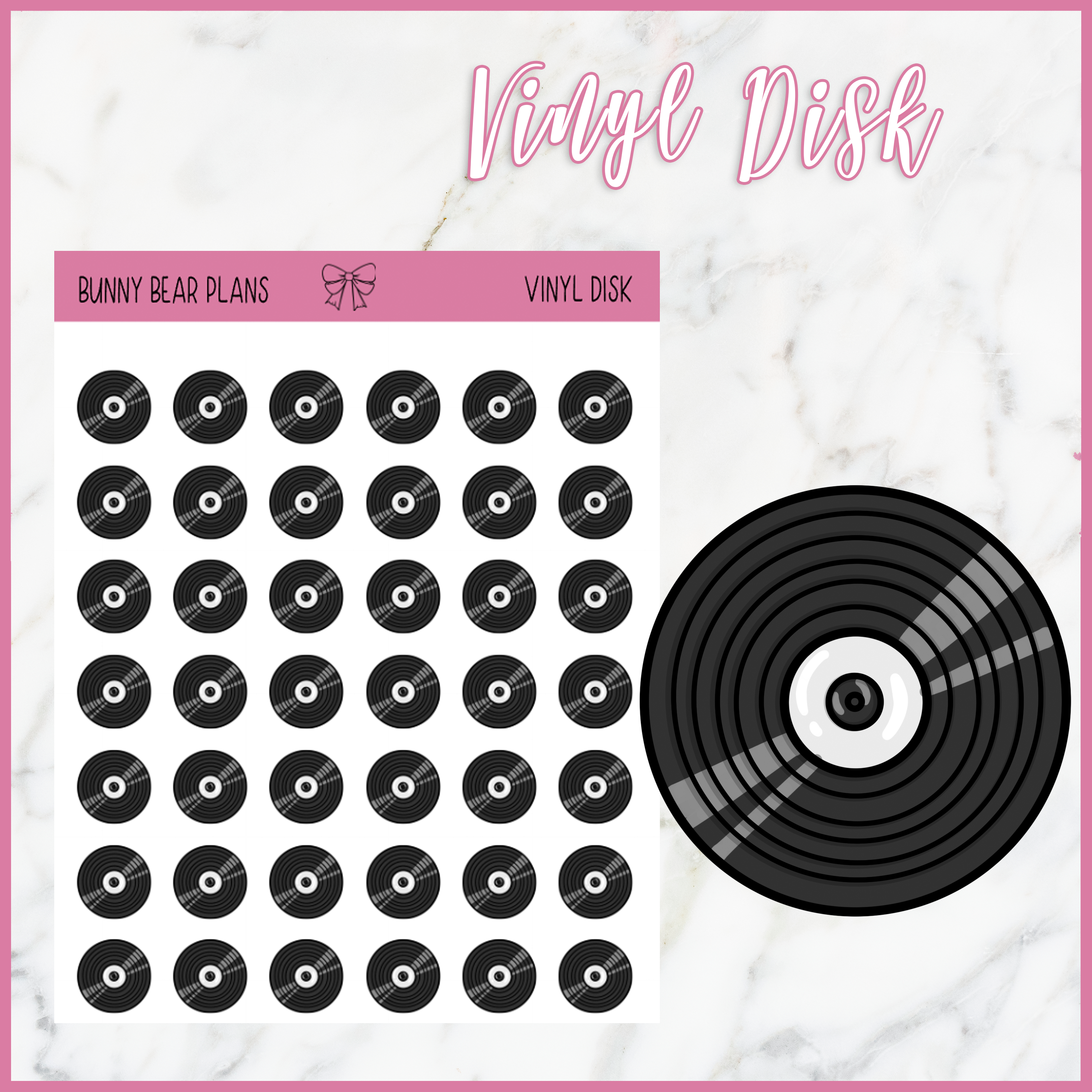 Vinyl Disk Doodle