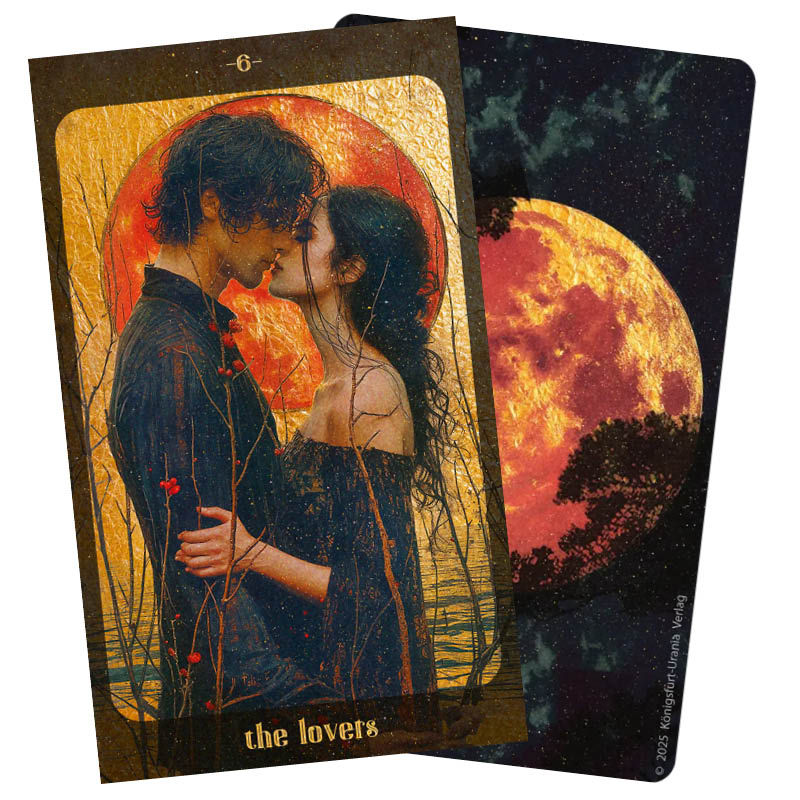 Thumbnail: Amber Moon Tarot - tarotdeck - maanenergie - vrouwelijke energie - tarotkaarten maan -