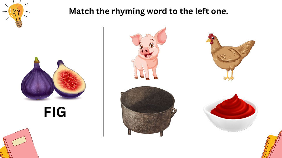 Match the Rhyme (I-Family)
