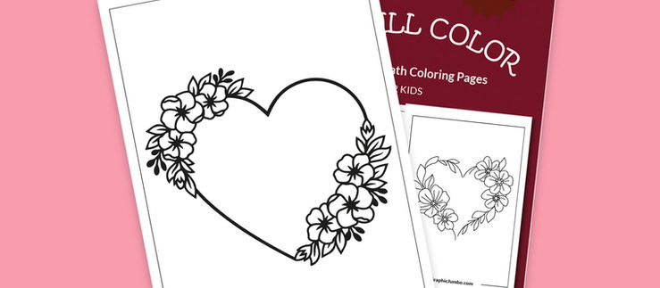 Spread Love and Creativity: Dive into 10+ Heart Wreath Coloring Pages for All Ages!