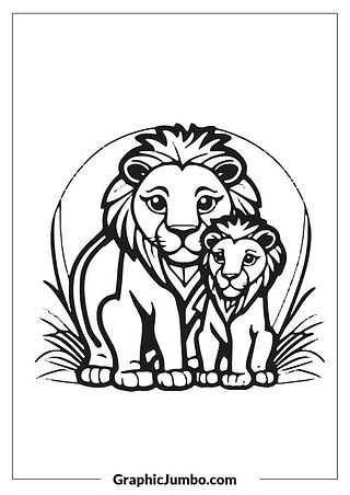 Lion Coloring Pages