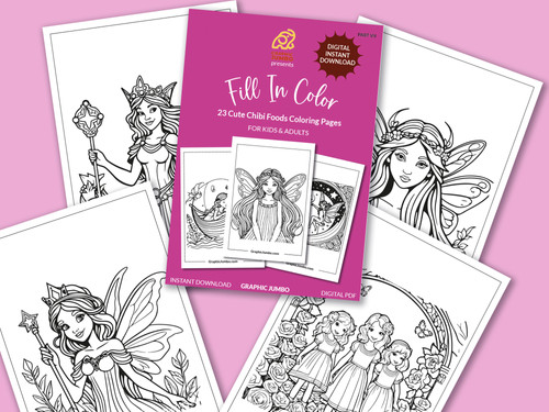 Fairy Land Coloring Page