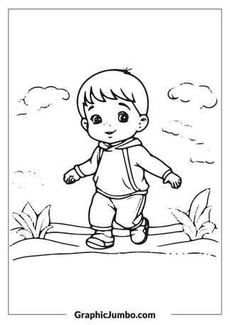 baby theme coloring pages
