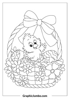 easter bunny coloring pages for kids