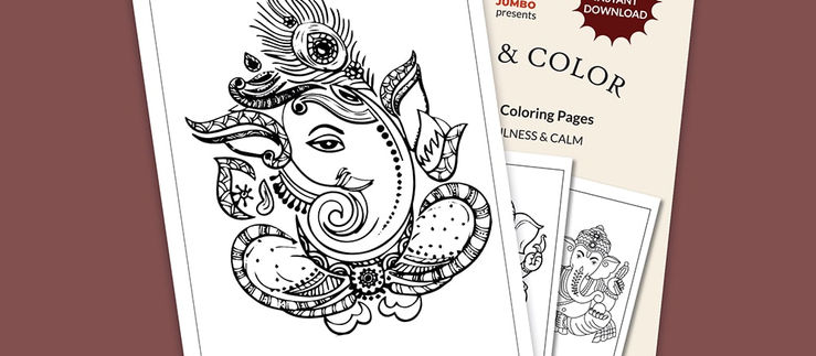 25+ FREE Ganesha Coloring Pages : Dive into the Meditative World of Cute Ganesha Coloring Pages!
