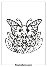 Butterfly coloring pages