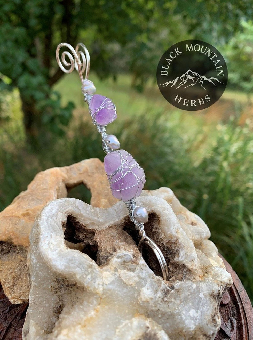 Amethyst Smoking Wand