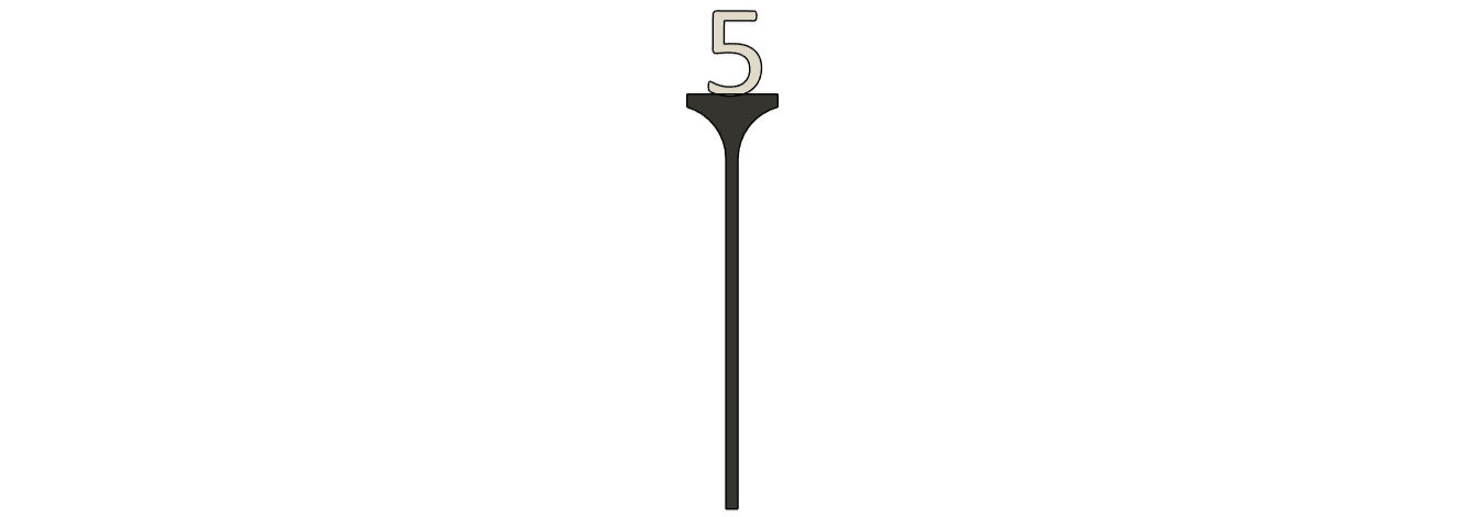BR Speed Signs N Gauge - White Numerals