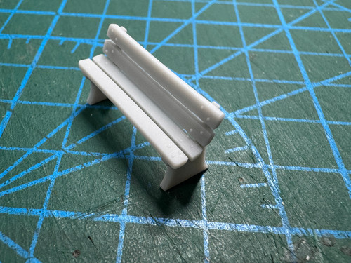 24 Panchine In Scala OO (1:76) Per Plastico Ferroviario - Modellismo