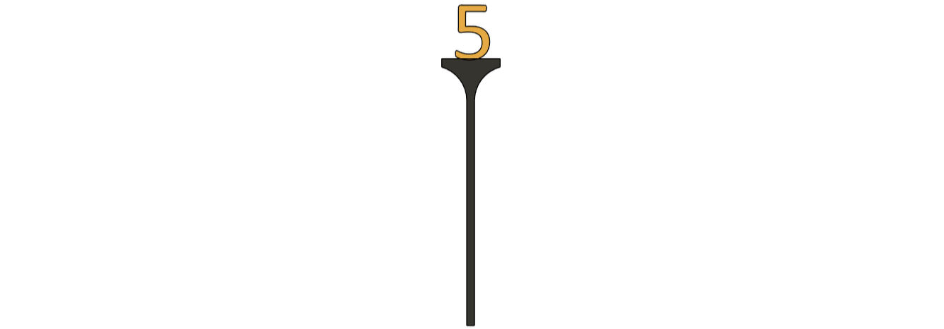BR Speed Signs OO Gauge - Yellow Numerals