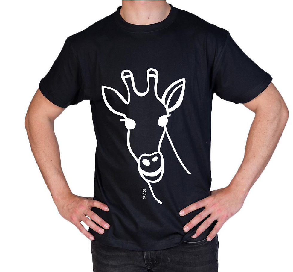 camisetas vinilo jirafa