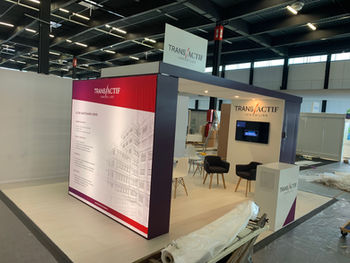 Stand Transactif fabrication et aménagement de stand