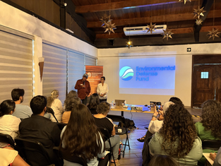 Miembros de una comunidad costera en BCS participando en la siembra de manglares como parte del programa Voceros del Mar 2026.