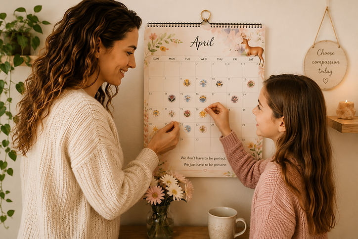 Mother and Daughter enjoying the Rhythm Tracker