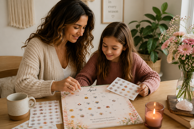 Mother and Daughter sharing emotions on The Rhythm Within