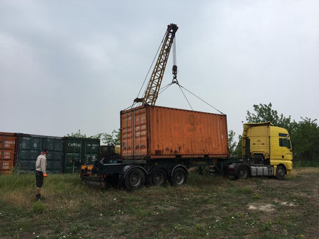 Aid container arrives in Moldova!
