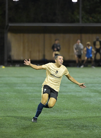 Last-minute victory celebration