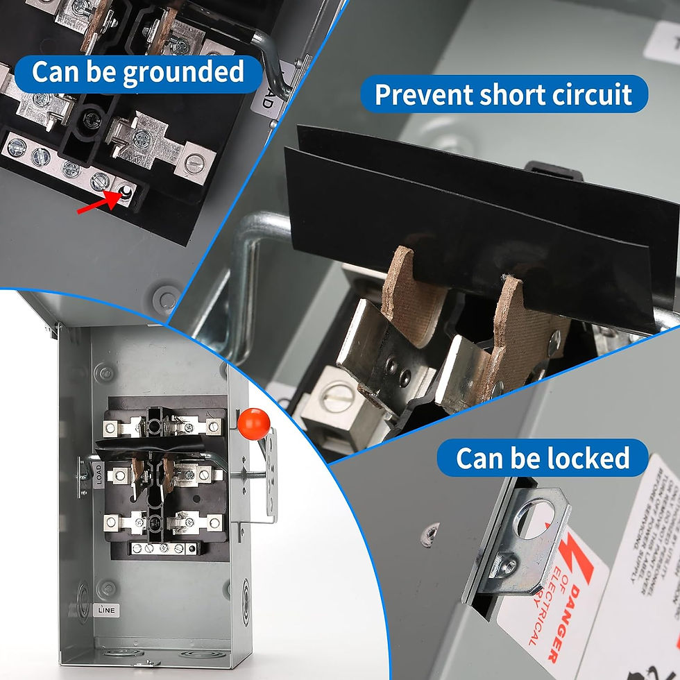 Miniatura: Interruptor de transferencia 24,000W 120/240VAC 100A