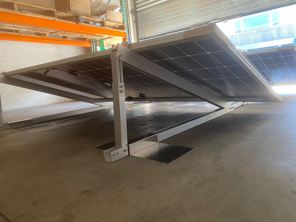 Miniatura: Estructura para panel solar con regulación hasta 18 grados