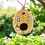 Miniature : Pottery Beehive Bird House - Lemon