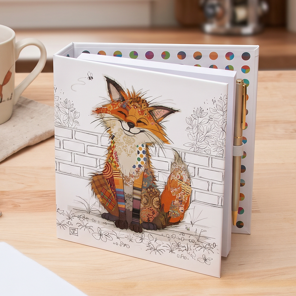 Thumbnail: Bug Art Memo Block and Pen Set - Fox