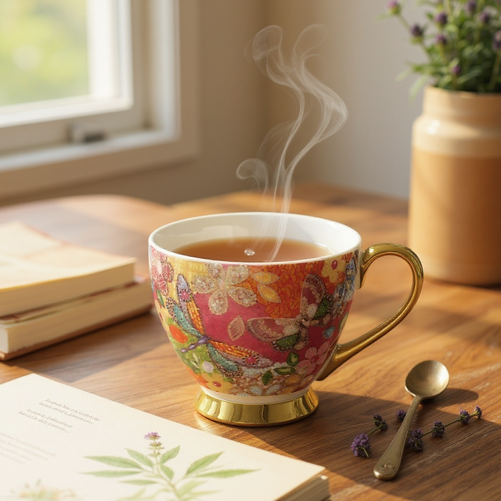 Миниатюра: Luxury Jewel Ceramic Tea Cup Mug - Butterfly