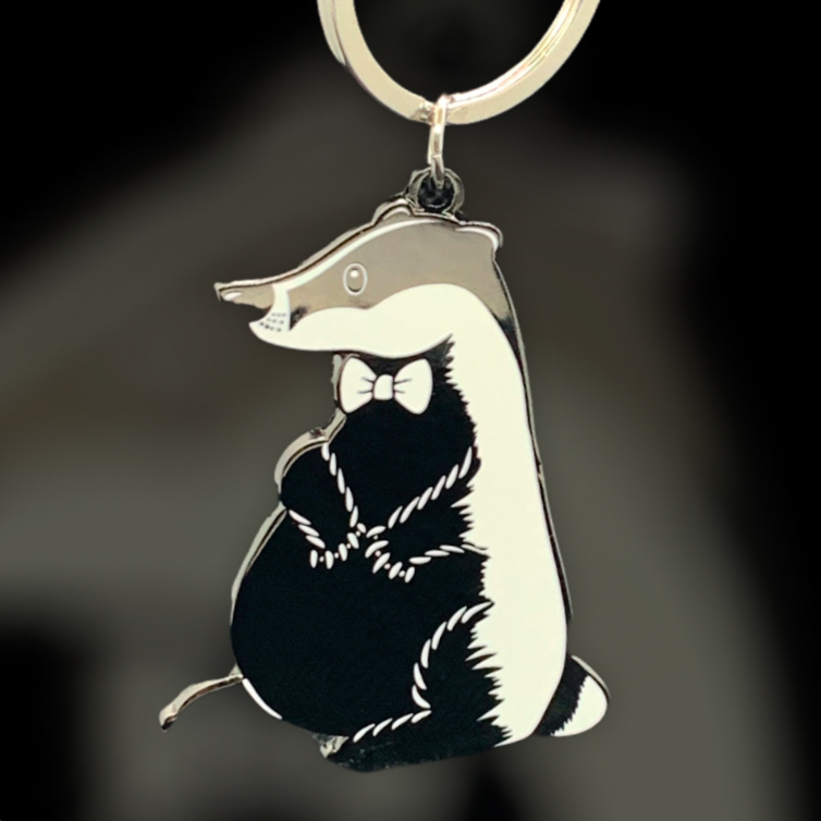 Badger keyring best sale