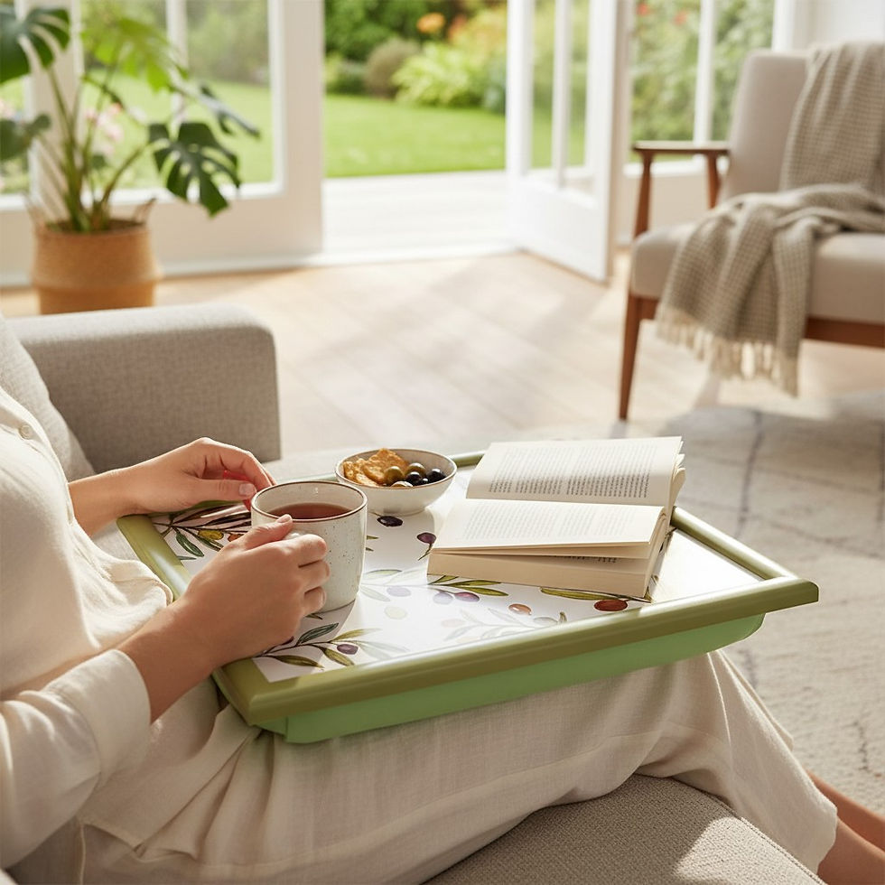 Miniaturebillede: Olive Grove Cushioned Laptray