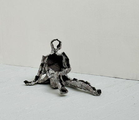 Inertia, 2024. Single fire ceramic 44 x 26 x 24cm