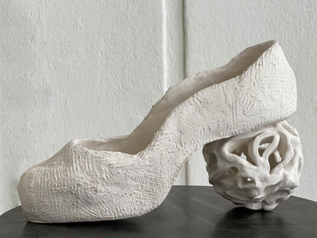 Force, 2024. Single fired ceramic 29 x 11 x 11cm