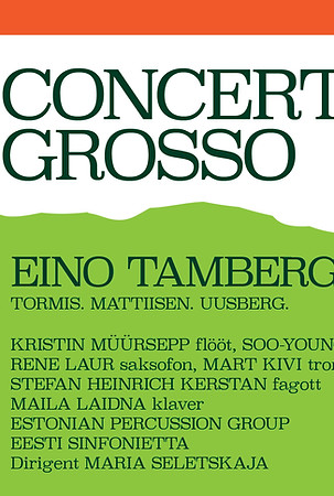 CONCERTO GROSSO - Eino Tamberg