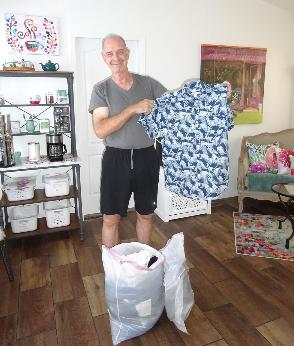 Kathryn Bechen Steve Bechen decluttering