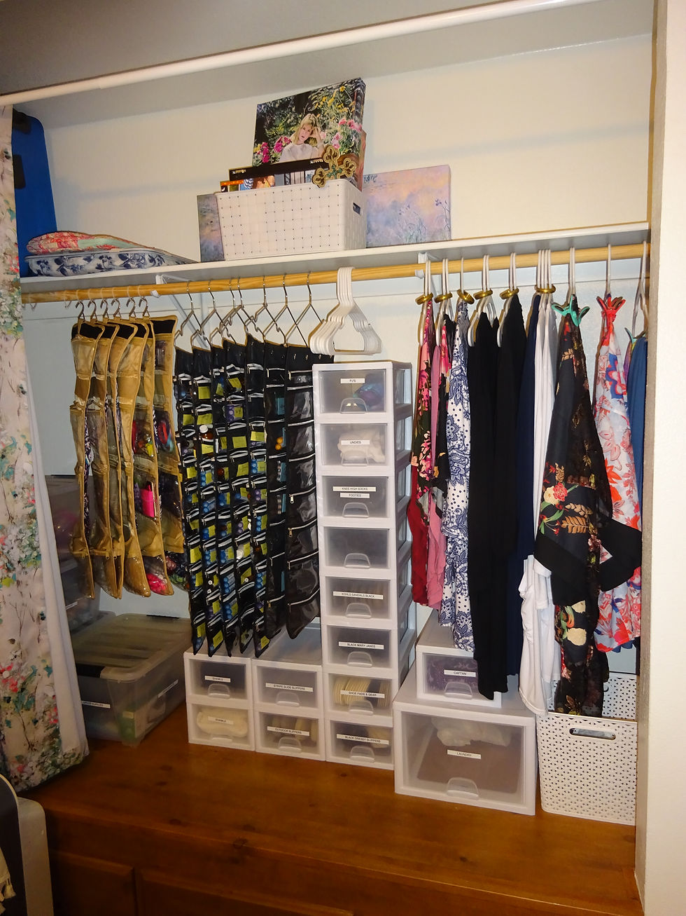 Kathryn Bechen small closet organizing