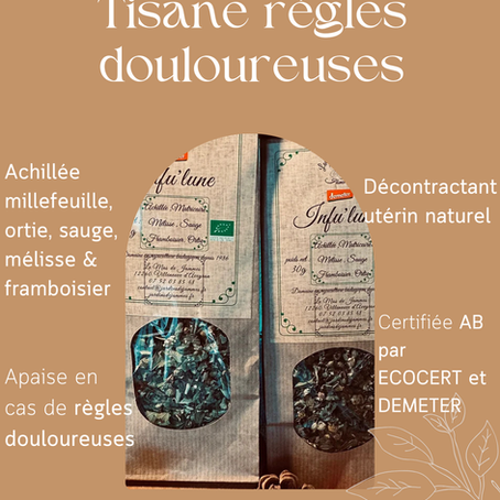 règles douloureuses solution naturelle tisane plantes