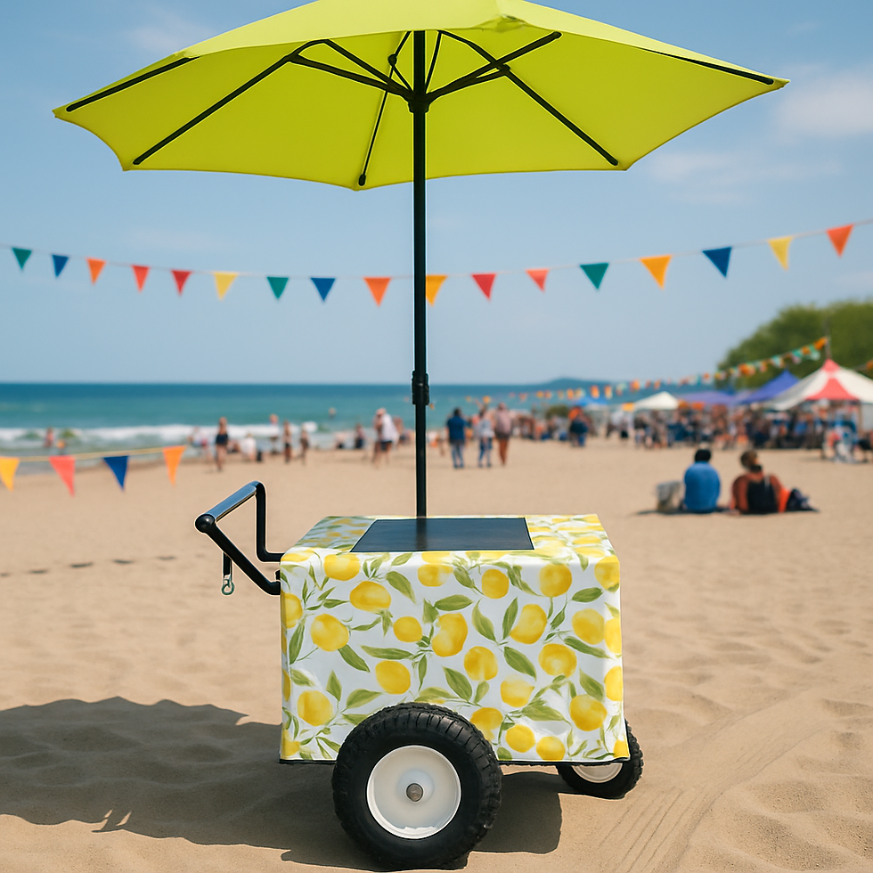 Thumbnail: Premium Push Cart Rental With Locally Sourced, Non-GMO Frozen Lemonade