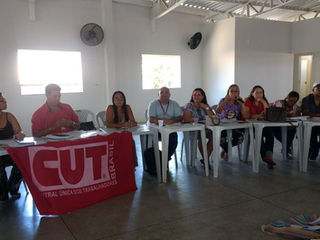 A APLB-Delegacia Sindical Costa do Descobrimento, presente no Curso de Formação Sindical, realizado 