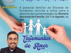 Semana Nacional da Família 08 a 14 de agosto