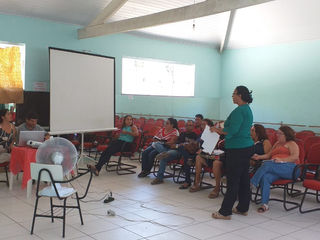 APLB Delegacia Costa do Descobrimento presente na Escola Municipal Maria dos Anjos, em Trancoso dist