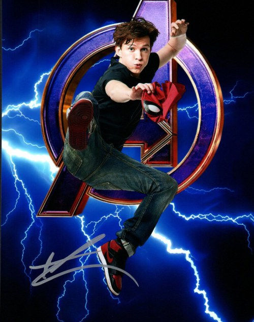 Tom Holland - Avengers Signed 8x10 Photo