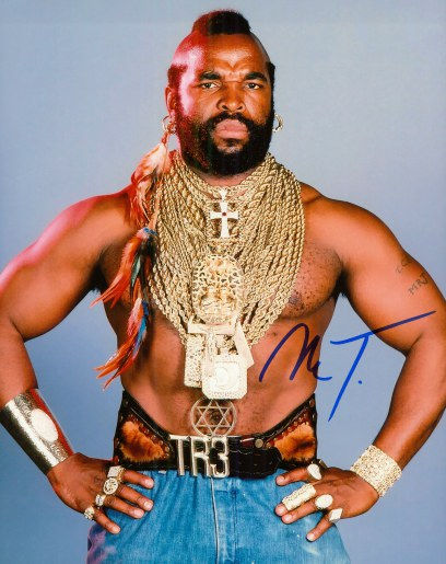 Mr T - The A-Team Signed 8x10 Photo