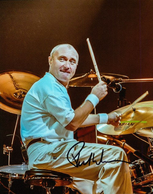 Phil Collins Signed 8x10 Photo