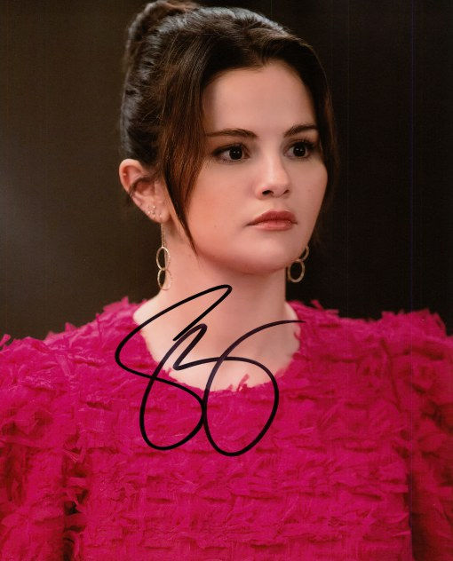 Selena Gomez Signed 8x10 Photo