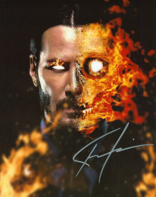 Keanu Reeves from Ghostrider Signed 8x10 Photo