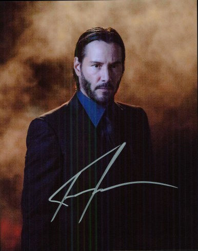 Keanu Reeves - John Wick Signed 8x10 Photo