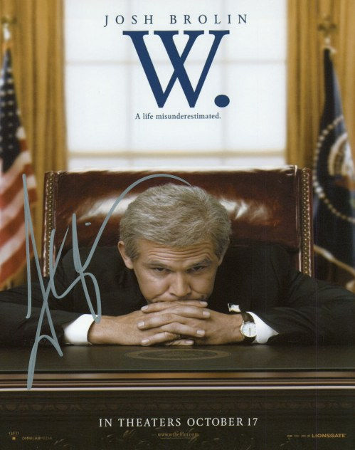 Josh Brolin from W Signed 8x10 Photo